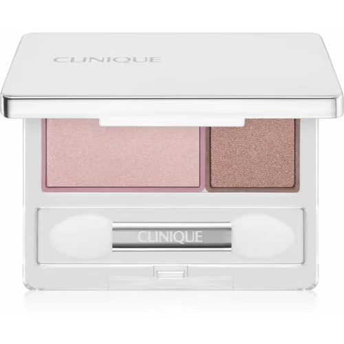 Clinique All About Shadow™ Duo Relaunch duo senčila za oči odtenek Strawberry Fudge - Shimmer 1,7 g