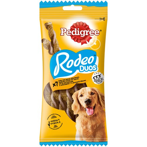 Pedigree Rodeo Duos - Pi&scaron;čanec in slanina (7 kosov) Cijene