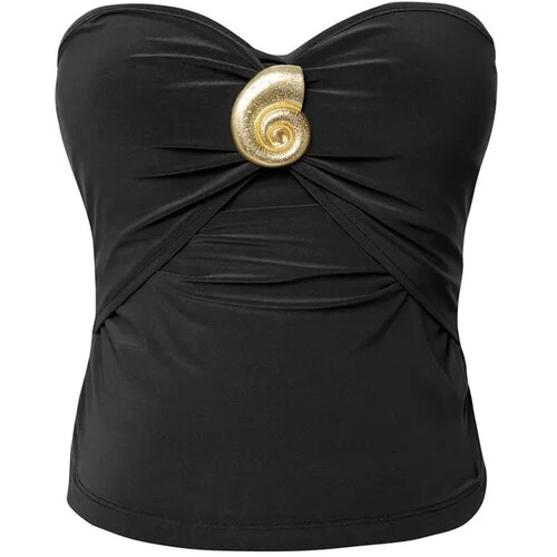 TRENDYOLMILLA Ženska bluza Tprss25Bz00032, Crna Cene