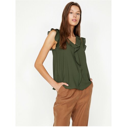 Koton Blouse - Green - Regular fit Slike