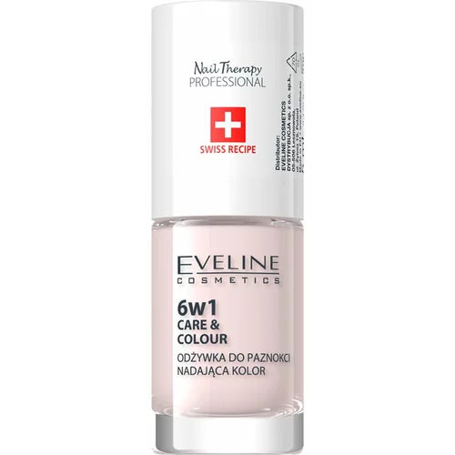 Eveline Nail Therapy Care & Colour balzam za nohte 6 v 1 odtenek French 5 ml