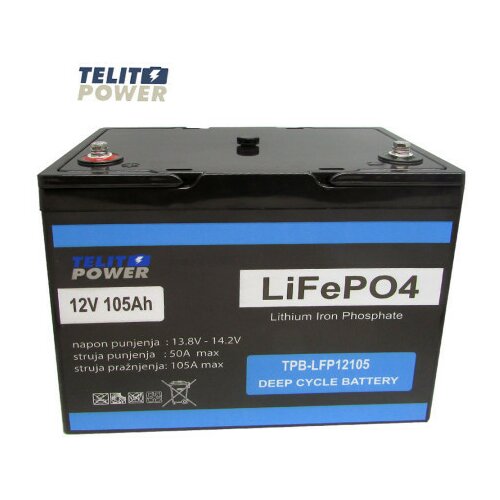 Telit Power 12V 105Ah TPB-LFP12105 LiFePO4 akumulator ( P-3319 ) Slike