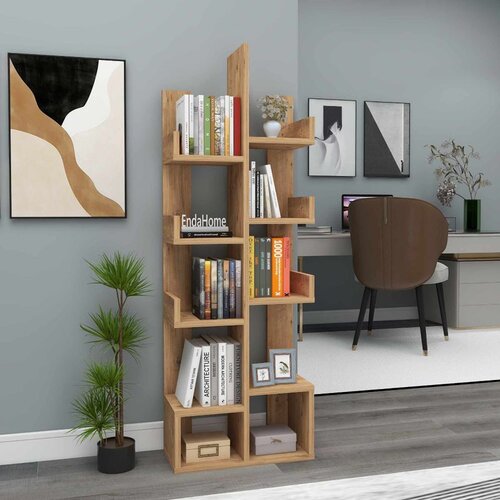 Hanah home polica za knjige Pamfilya, 53 cm, atlantski bor Cene