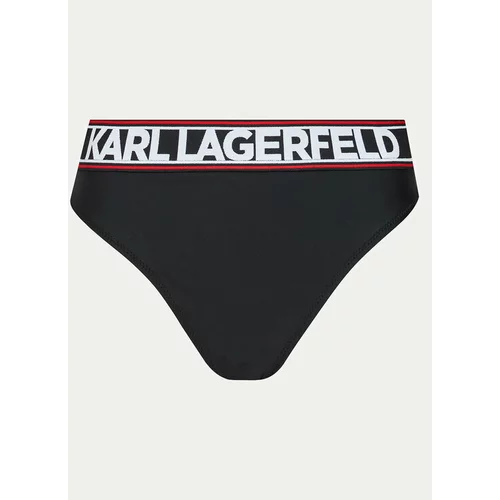 Karl Lagerfeld Spodnji del bikini 240W2222 Črna