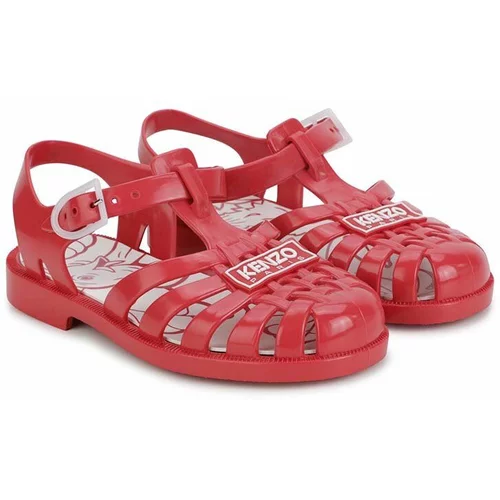 Kenzo Kids Otroški sandali rdeča barva