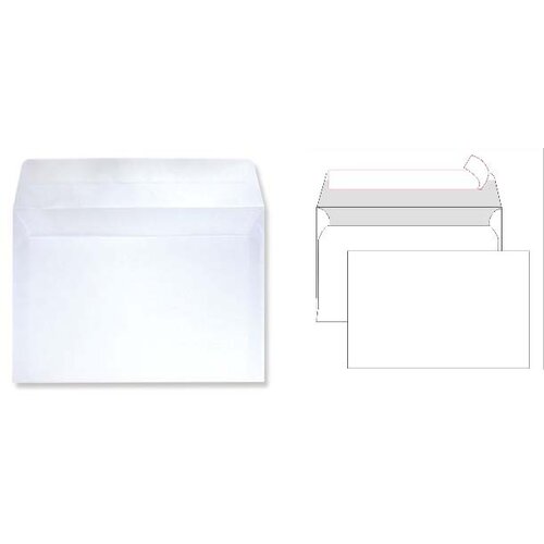  Kuverta B5 - 17,5 x 25,0 cm, bijela, 1/1 Cijene