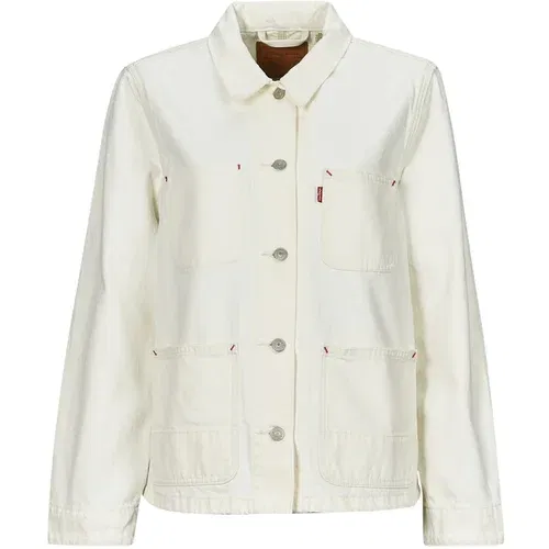 Levi's ICONIC CHORE COAT Bijela