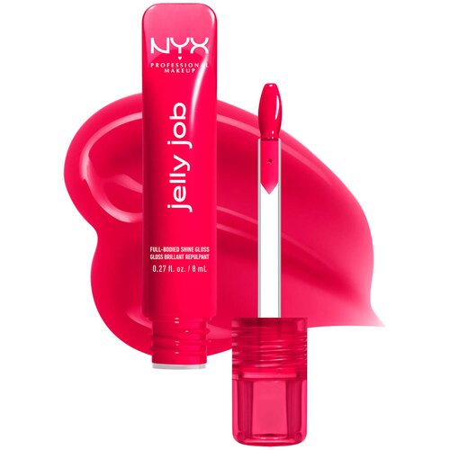 NYX Professional Makeup Jelly Job svetleči sijaj za ustnice z učinkom povečanja odtenek Cherry Jelly 7.5 ml Cene