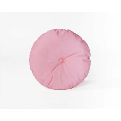 Velvet Atelier okrugli ukrasni jastuk s baršunastom navlakom Abby, ⌀ 45 cm