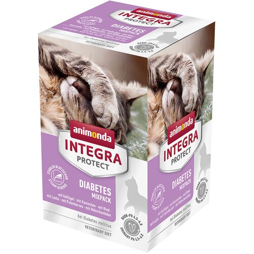 Animonda Integra Protect Adult Cat Diabetes – Mix Pakovanje 6×100g Cene