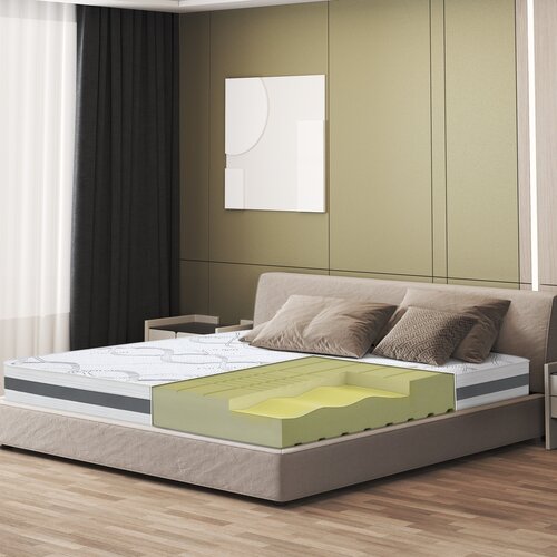 The White Stone Twin Vzmetnica 130x190 Memory Premium Quality | Višina 20 cm | Izdelano v Italiji, (21134845) Cene