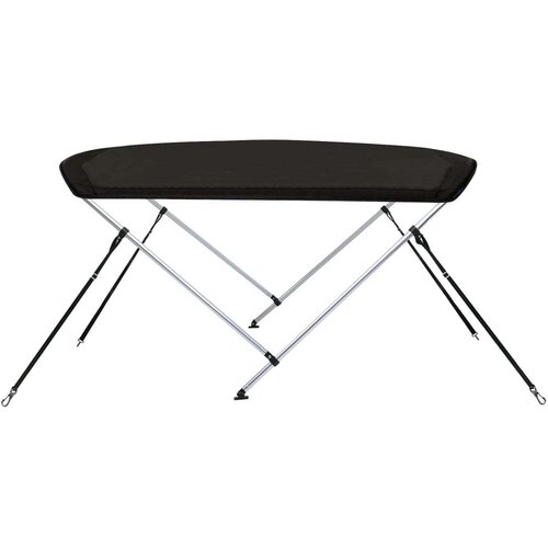 vidaXL Bimini tenda z 2 lokoma črna 148,5x133x104 cm Cene