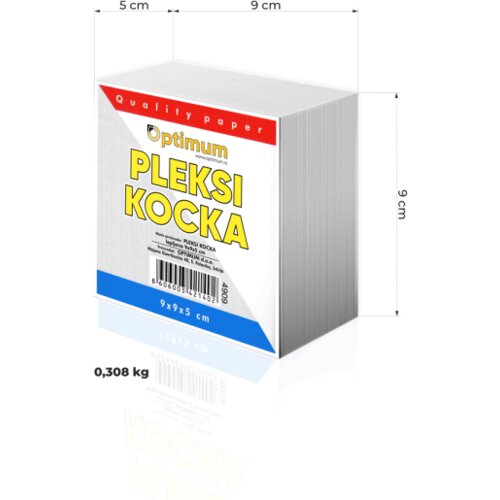Optimum Pleksi Kocka za poruke 9x9 800lis. Slike