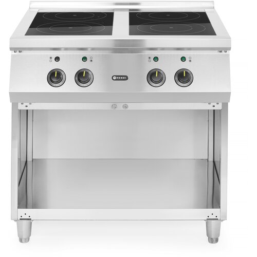 Indukcijski &Scaron;tedilnik s 4 Gorilniki, 400V/17000W, 800x720x854mm Cene