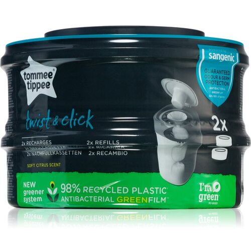 Tommee Tippee Twist & Click nadomestna kaseta 2 kos Cene