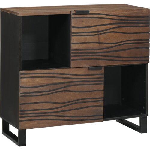 vidaXL Stranska omarica 80x33.5x75 cm Trdi les mango Cene