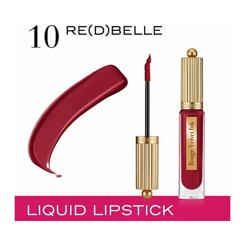Bourjois Rouge Velvet Ink mat tekoča šminka 3,5 ml odtenek 10 Re(d)Belle za ženske