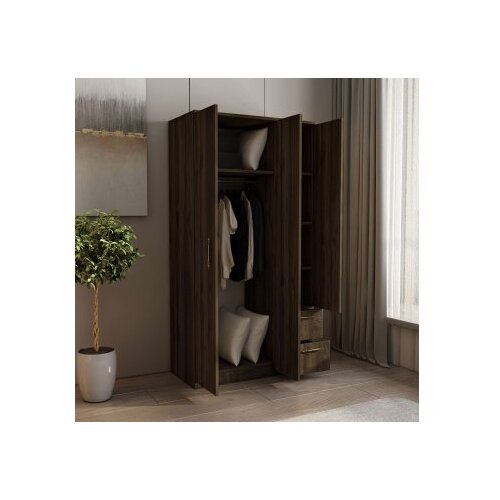 Hanah home Ormar Merlin, 90x171.8x45 cm, , Smeđa Slike