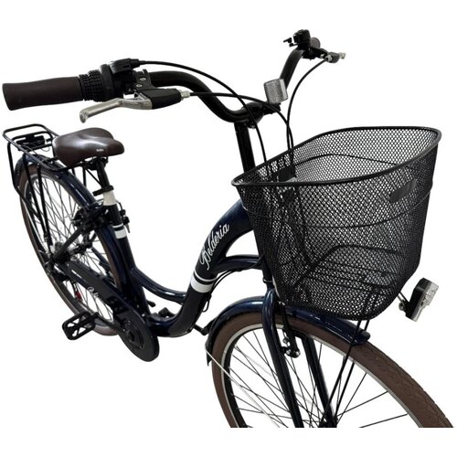  Gradski bicikl Belderia City Urban 28&amp;quot;, tamnoplavi Slike