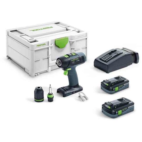 Festool Baterijska bu&scaron;ilica T 18+3 HPC 4,0 I-Plus, 576446 Cene