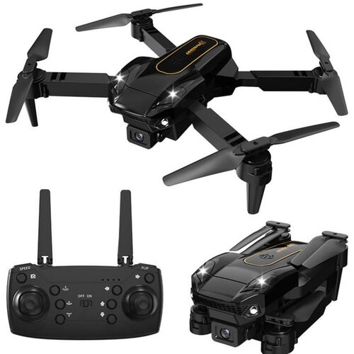 Lean Toys Aku. LED zložljiv dron s HD kamero 2,4 GHz SY16 FLOW HOVER, (5000073969) Cene