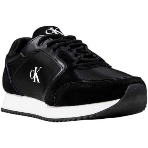 Calvin Klein Jeans Superge Runner Laceup Sock Mg Nylon Mix YW0YW01644 Črna Cene