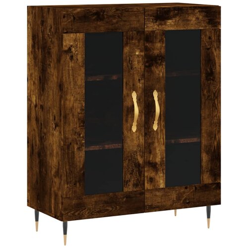 Maison Chic Komoda - Predalnik dimljeni hrast 69,5x34x90 cm inženirski les, (21718595) Cene