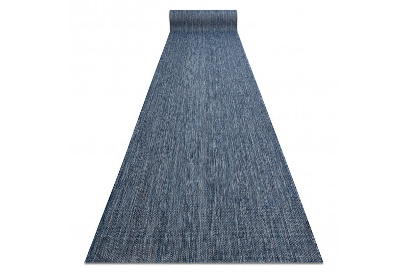 RugsX Preproga v videzu sisala SION Melange plosko tkanje temno modra 100 100x590 cm, (5000163652) Cene