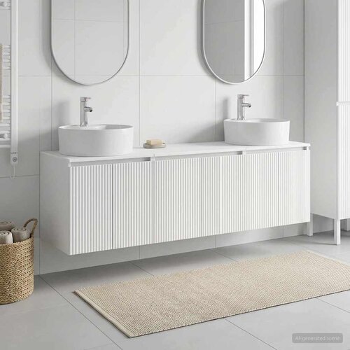  Set ormarića za kupaonicu 3 kom. Bijela 49,5 x 44,5 x 65 cm Cene