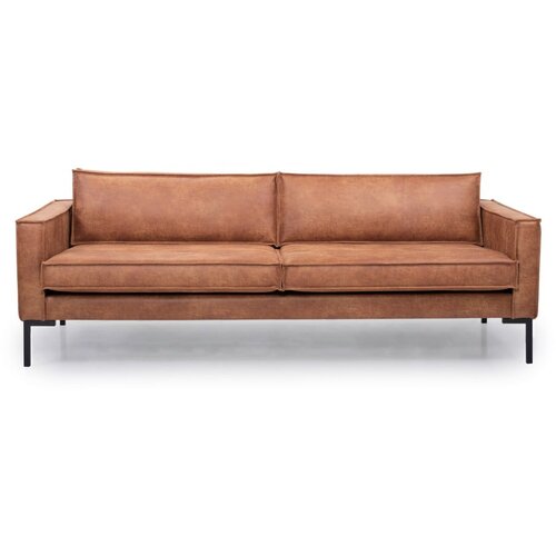 Scandic cognac smeđa sofa od imitacije kože Rate Cijene