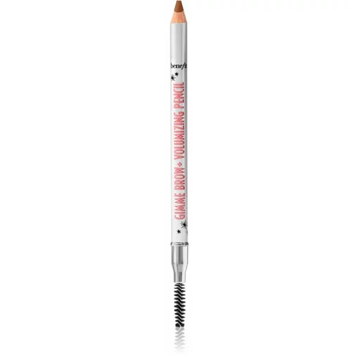 Benefit Gimme Brow+ Volumizing Pencil vodoodporen svinčnik za obrvi za volumen odtenek 2,75 Warm Auburn 1,19 g