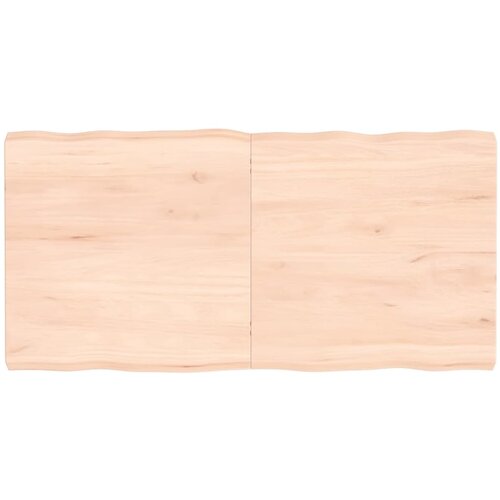 vidaXL Mizna plošča 120x60x6cm neobdelana trdna hrastovina naraven rob Cene