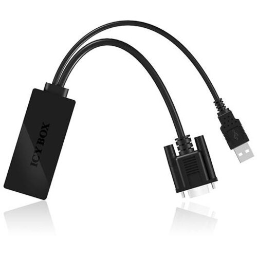 Icybox monitor adapter [1x ženski konektor HDMI - 1x ženski konektor VGA\, USB 3.2 gen. 1 vtič A (USB 3.0)] IB-AC512, (20540943) Slike
