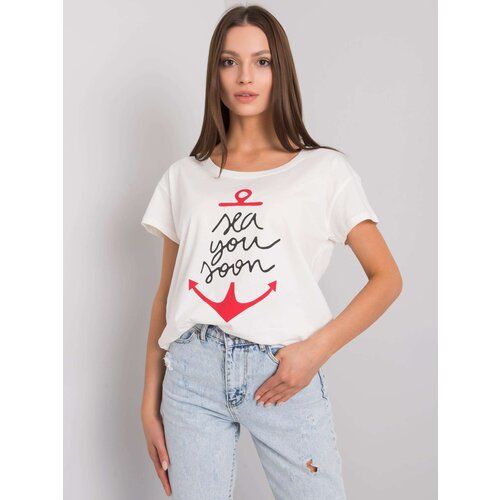 FANCY T-shirt-FA-TS-7196.74P-ecru Slike