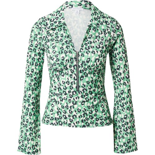 Warehouse Majica temno modra / zelena / bela Slike