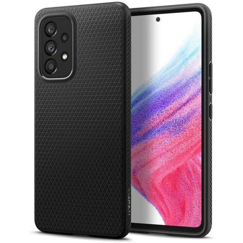 Spigen Liquid Air ovitek za Samsung A53 5G, Matte Black Cene
