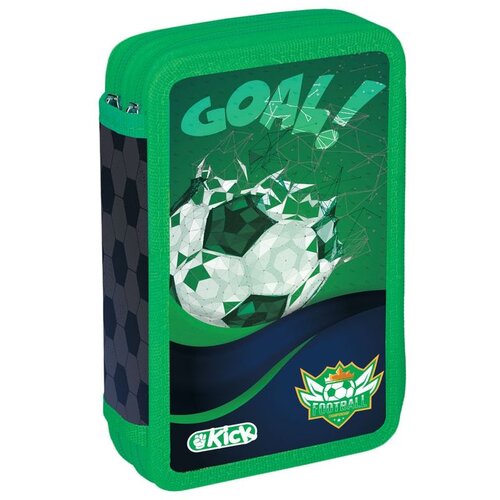  Pernica sa 2 zipa 600D, 19x12x4 cm puna - Football #7-36020 Cene