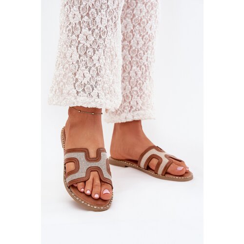 Boto Women's Flat Heeled Sandals Brown Vereya Cene