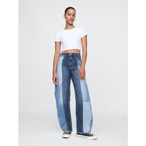 GAP Jeans barrel High Rise Patchwork - Women&amp;#039;s Slike
