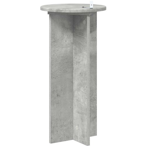  Stalak za biljke 2 pcs Betonska siva 29,5 x 29,5 x 60 cm Slike