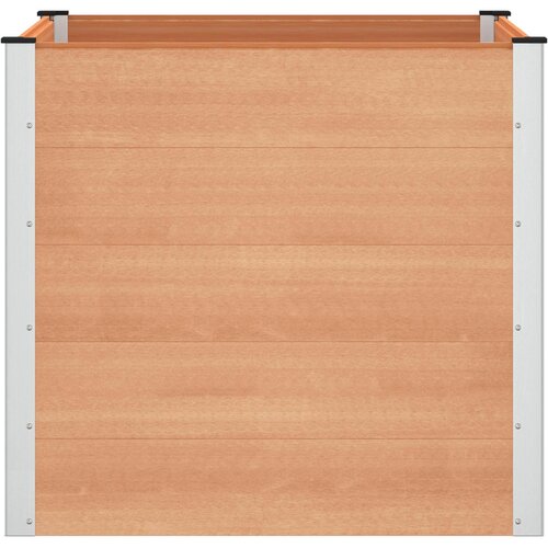  Povi&amp;scaron;ena vrtna gredica Smeđa 100 x 100 x 91 cm Slike
