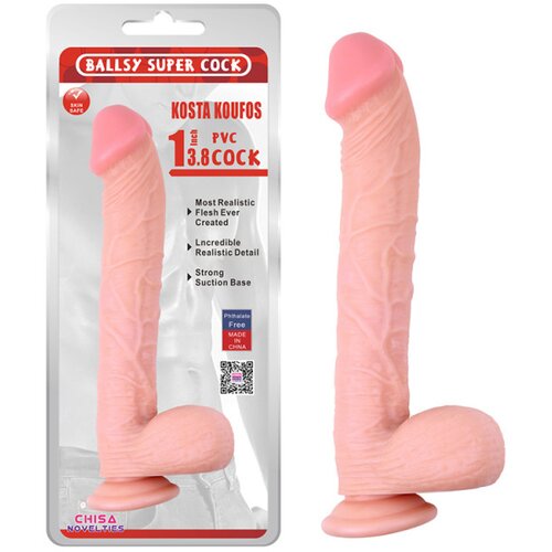  Kosta Koufos Veliki dildo, Boja kože, 35 cm Cene