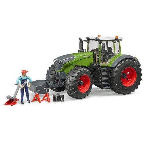 Bruder traktor fendt vario sa mehaničarem i alatom ( 040413 ) Cene