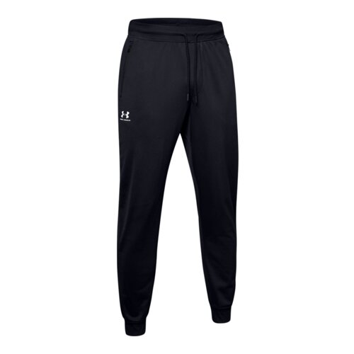 Under Armour UA Sportstyle Tricot Pants, Black/White - M, (20488749) Cene