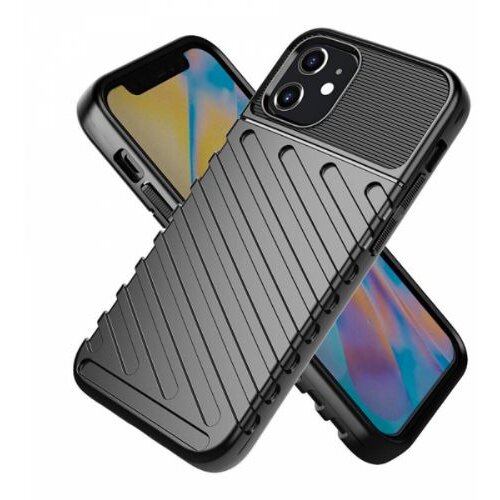 Nillkin Silikonski ovitek Tunder Armor za iPhone 12 Mini - črn Slike