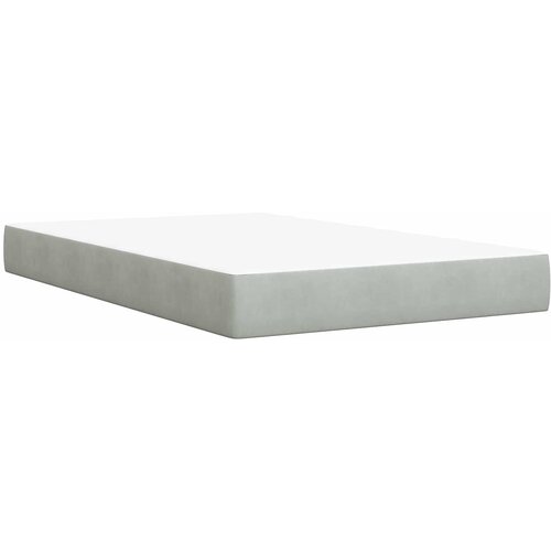  Boxspring krevet s madracem Svjetlosiva 120 x 190 cm Bar&amp;scaron;un Slike
