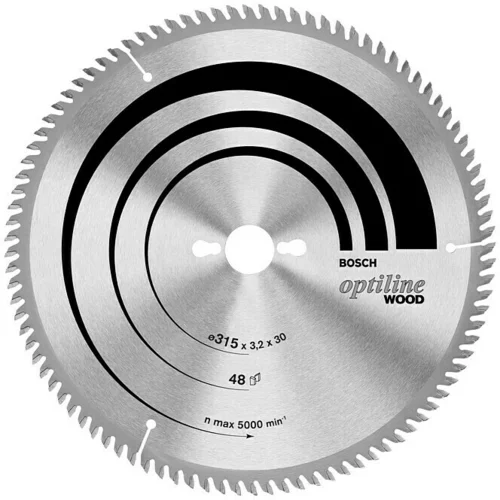 Bosch List za kružnu pilu (315 mm, Provrt: 30 mm, Debljina: 3,2 mm, 48 zubaca)