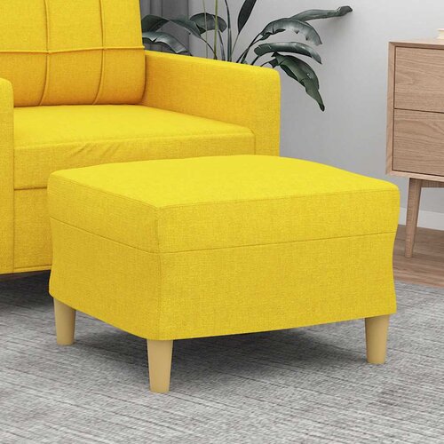  Tabure svjetložuti 60 x 50 x 41 cm od tkanine Cijene