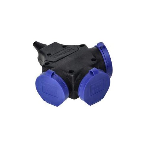 Orno UTIÄNICA GUMENA TROSTRUKA 16A 230V AC OR-AE-13209-GS Cijene
