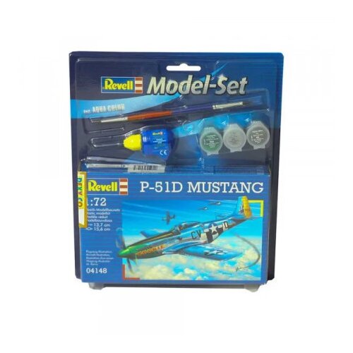 Revell maketa model set p-51d mustang ( RV64148/5006 ) Slike